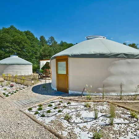 Luksusowy namiot Jurtlandia Jurta Boho Lubiatowo (Pomerania)