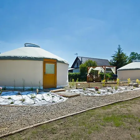Luksusowy namiot Jurtlandia Jurta Boho Lubiatowo (Pomerania)